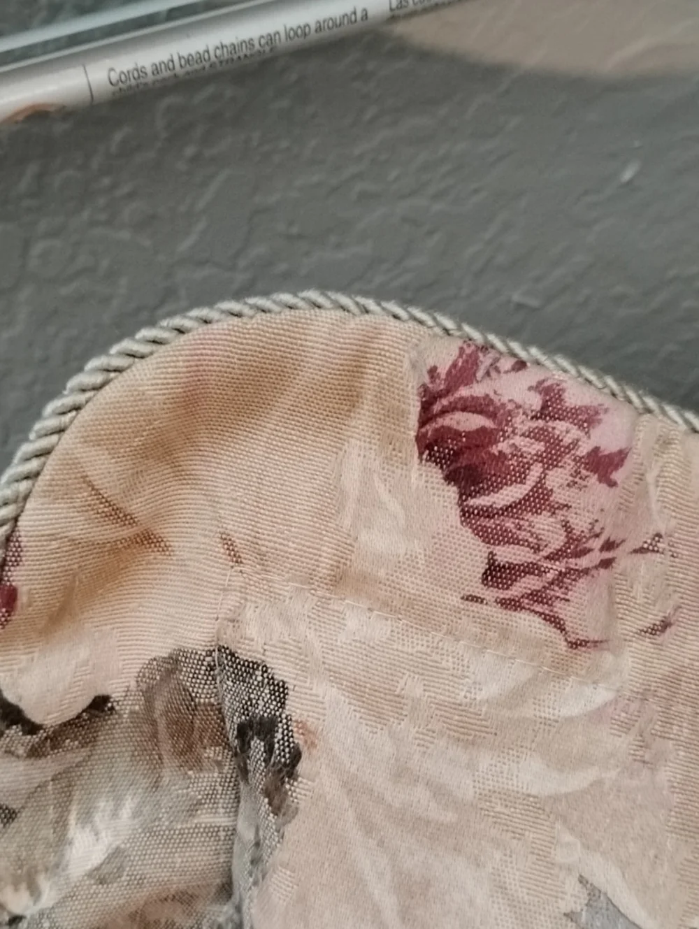 Beautiful Vintage Floral Standard Sham- Rose Pattern